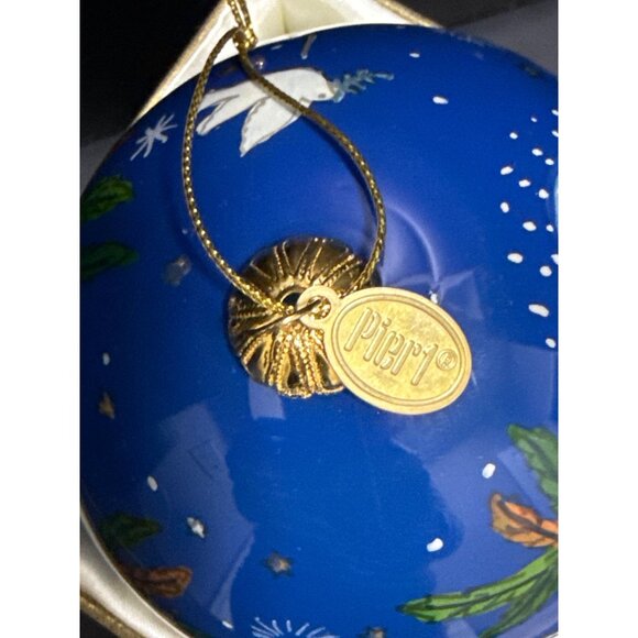 Hand-Painted Pier 1 Imports 2014 Bethlehem Wise Men Christmas Ornament In Gift B - Picture 4 of 5